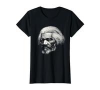 American Black History Frederick Douglass Teacher Camiseta gráfica económica, Mujer, Negro, S
