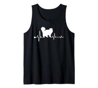 American Bobtail Cat Heartbeat Funny Kitten Cats Lovers Camiseta sin Mangas