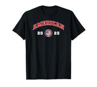 American Born Year 2025, Born In The USA, bandera patriótica de Estados Unidos Camiseta