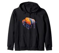 American Buffalo Shirt Buffalo Shirt American Bison Shirt Sudadera con Capucha