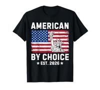 American by Choice EST 2026 Proud New USA Citizen Camiseta
