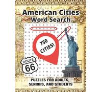 American Cities Word Search Puzzle Book: Word Searches with LARGE Easy-to-Read Print about Cities, Capitals, Major Population Centers, and More | 8.5 ... for Vacations, Holidays, and Free Times