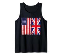 American Citizen British Root Illustration Graphic Designs Camiseta sin Mangas