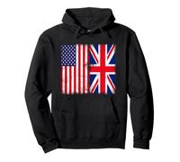 American Citizen British Root Illustration Graphic Designs Sudadera con Capucha
