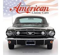 American Classic Cars Calendar 2026 Square Car Wall Calendar - 16 Month
