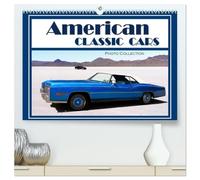 American Classic Cars - Photo collection (High Quality Premium Wall Calendar 2027 DIN A2 landscape),CALVENDO 12 Month Wall Calendar: Immerse yourself ... back to the golden era of automobile design.