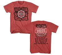 American Classics Cheap Trick Dream Police Tour Red Heather Adult Front/Back T-Shirt tee(Medium)