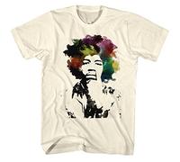 American Classics Jimi Hendrix Acuarela Camiseta para Hombre Grande Blanco