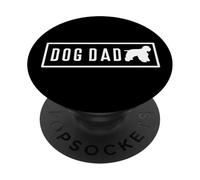 American Cocker Spaniel Dog Dad - Cachorro deportivo PopSockets PopGrip Adhesivo