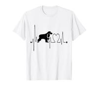 American Cocker Spaniel Dog Heartbeat Mis Perros Son mi Ejercicio Cardiovascular Camiseta