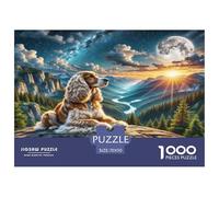 American Cocker Spaniel Puzzles Imposible,desafío para Adultos Entretenimiento Creativo 1000 Piezas Obra De Arte De Juego De para Adultos Y Niños 70x50cm/1000pcs