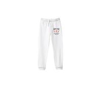 AMERICAN COLLEGE USA Pantalons Joggings Enfants Garçon Fille, Pantalon Bebe Unisex Niños, Blanc,