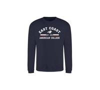 AMERICAN COLLEGE USA Sudadera Suéter con Capucha Niños Niño Niña Sweatshirt, Blue, 12 años Unisex Kids