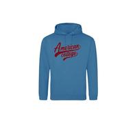 AMERICAN COLLEGE USA Sudadera Suéter con Capucha Niños Niño Niña Sweatshirt, Indigo, 16 años Unisex Kids