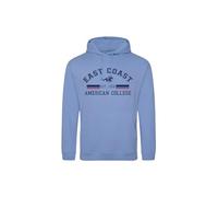 AMERICAN COLLEGE USA Sudadera Suéter con Capucha Niños Niño Niña Sweatshirt, Turquoise, 16 años Unisex Kids