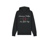 AMERICAN COLLEGE USA, Sudaderas, Jerseys, Chalecos, Hoodies, Forro, Casual, Atletico, con Capucha, Ropa Niños, Unisex, Niño, Niña, Modelo ACS25SW2 Black Tamaño 14A