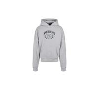 AMERICAN COLLEGE USA Sweat Shirt Sweater à Capuche Enfants Garçon Fille, Sudadera con Capucha Unisex Niños, Gris,