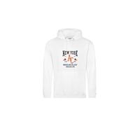 AMERICAN COLLEGE USA Sweat Shirt Sweater à Capuche Enfants Garçon Fille, Sudadera con Capucha Unisex Niños, Blanc,