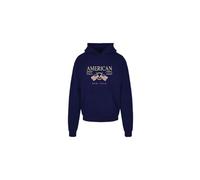 AMERICAN COLLEGE USA Sweat Shirt Sweater à Capuche Enfants Garçon Fille, Sudadera con Capucha Unisex Niños, Bleu Marine,
