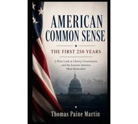 AMERICAN COMMON SENSE: The First 250 Years: A Plain Look at Liberty, Government, and the Lessons America Must Remember