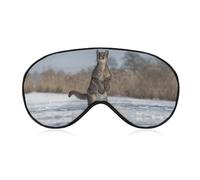 American Cougar Meadow - Antifaz para dormir con nieve para hombres, mujeres, adolescentes y niños, para dormir por la noche, comodidad para viajes, yoga, siesta