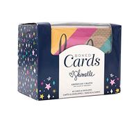 AMERICAN CRAFTS 4.25 x 5.5 Inch 40 Piece Glitter Girl Cards Tarjetas