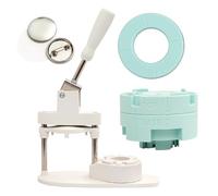AMERICAN CRAFTS Button Press Bundle Kit DE PRESIÓN DE Botones, Papel, Blanco, Talla Única