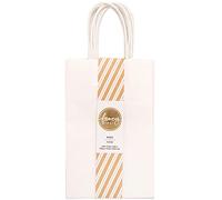 American Crafts Fancy That Small Gift Bags 5.25"x8.25" 6/pkg-White