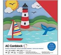 AMERICAN CRAFTS Kit de Scrapbooking Primaries Cardstock 30x30cm