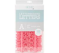AMERICAN CRAFTS Set 188 Letras Letter Pack Coral para Letter Board