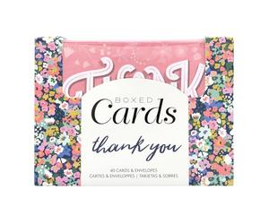 AMERICAN CRAFTS Tarjetas/ENVS A2 40/caja, en blanco, tamaño único