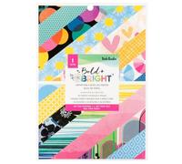 American Crafts Vicki Boutin Bold And Bright Paper Pad 6"X8"-36 Sheets