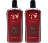 AMERICAN CREW 3 IN 1 Champú de Árbol de Té 1000ml Pack De