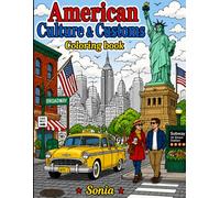 American Culture & Customs: Coloring book