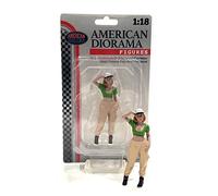 American Diorama - Coche en Miniatura de colección, 18101, Green/Beige