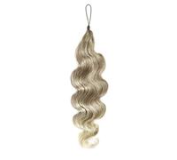 American Dream Adición de pelo - 100 por ciento cabello humano - encrespado poco pedazo del pelo - color de 22.6 cenizas Ombre Bruno - Playa Rubio - Longitud 24 pulgadas / 61 cm, 1er Pack (1 x 238 g)