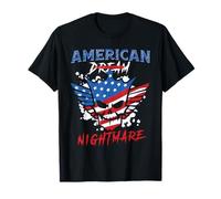 American Dream Nightmare Sarcasmo American Funny 4 de julio Camiseta
