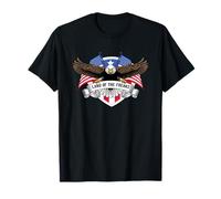 American Eagle Land of The Freaks USA Sátira Regalo patriótico Camiseta