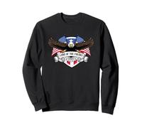American Eagle Land of The Freaks USA Sátira Regalo patriótico Sudadera