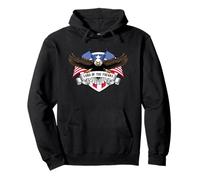 American Eagle Land of The Freaks USA Sátira Regalo patriótico Sudadera con Capucha