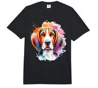 American English Coonhound Dog Hound Group Obra de Arte Comfort Colors Adult Heavyweight T-Shirt