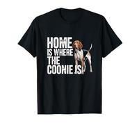 American English Coonhound Home es Donde está el Coonie Camiseta