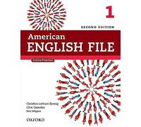 American English File 2nd Edition 1. Student's Book Pack: With Online Practice (American English File Second Edition)