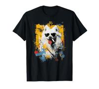 American Eskimo Dad Funny Dog Lover Padres Camiseta