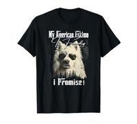 American Eskimo Dad Funny Father's Day Dog Lover Hombres Mujeres Camiseta