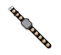 American Eskimo Dog Running Angel Wings - Correas de silicona de repuesto para Apple Watch, 38mm/40mm, Acero inoxidable, Amatista