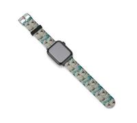American Eskimos Dogs - Correas de repuesto de silicona para reloj Apple Watch, 42mm/44mm, Acero inoxidable, Amatista