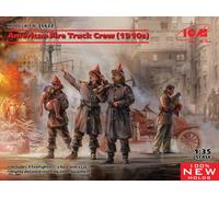 American Fire Camión Crew (1910s) (100% New Moldes) 1 :3 5 Plástico Modelo Kit