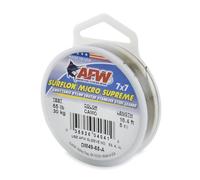 American Fishing Wire Surflon Micro Supreme - Alambre de Acero Inoxidable con Revestimiento de Nailon (7 x 7 cm), DM49-65-A, Camuflaje marrón, 5 Meter, 65 Pound Test