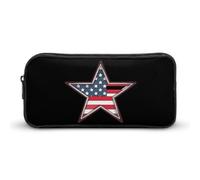 American Five-Pointed Star - Estuche para lápices, bolsa de cosméticos, organizador para viajes y oficina
